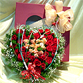 USA Flower Box USA,,:Heart Box -3